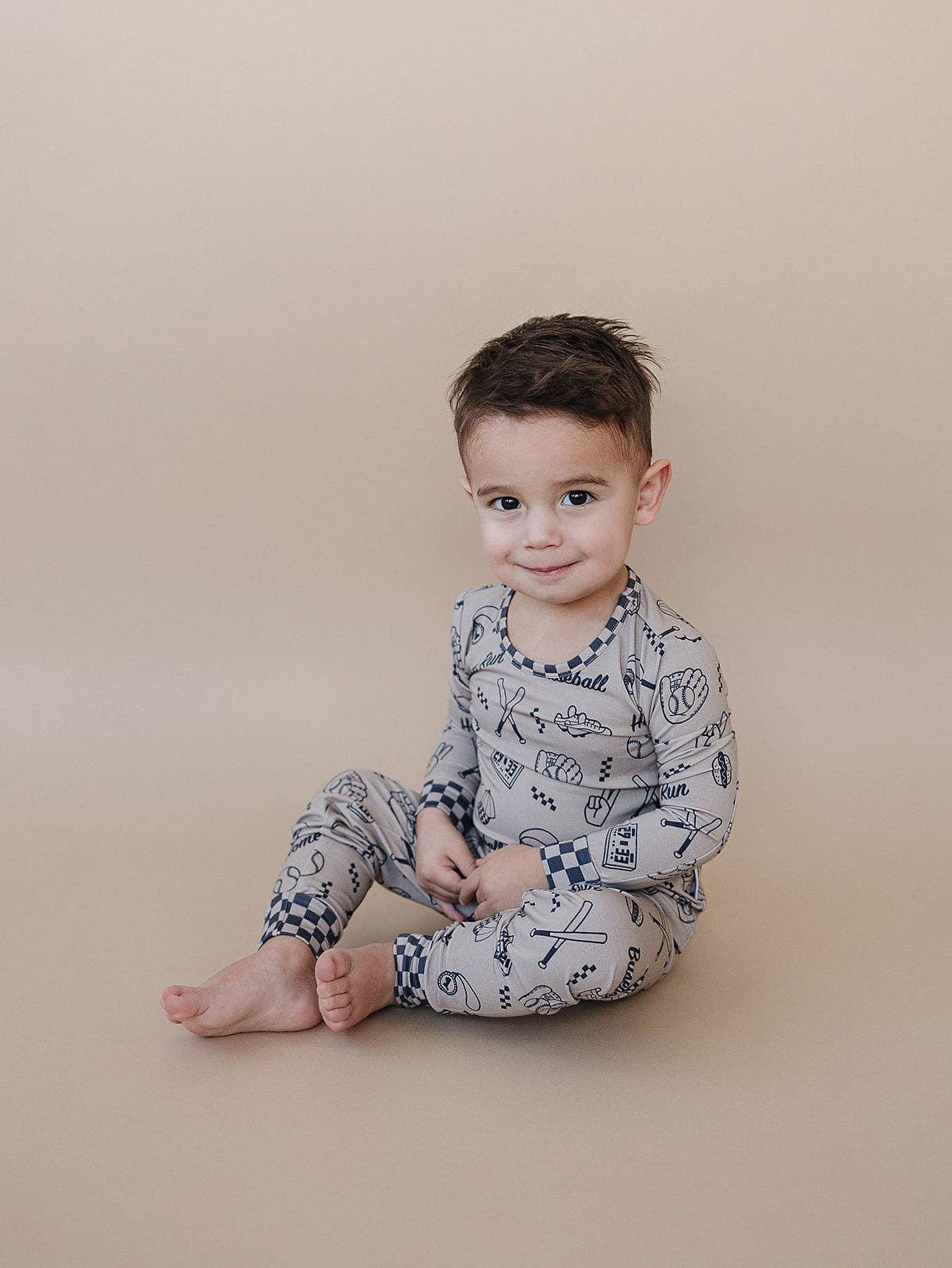 Lucky Panda Kids Bamboo PJs - Home Run