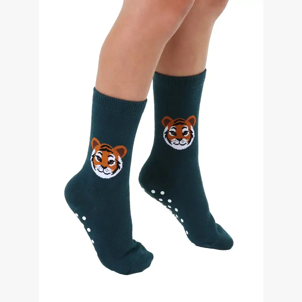 Living Royal 3D Packaged Crew Socks - Tiger Cub