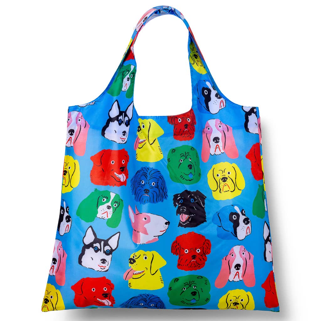 Yellow Owl Workshop Tote Bag - Dogs Art Sack® by Kristina Micotti