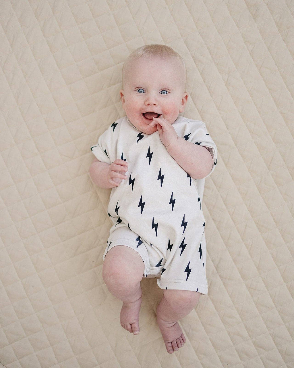 Lucky Panda Kids - Cotton Romper - Little Bolt