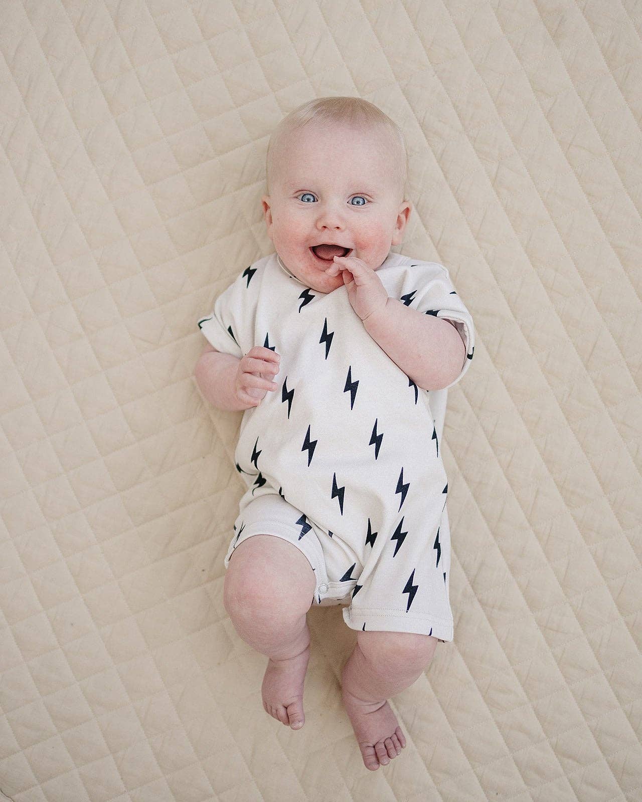 Lucky Panda Kids - Cotton Romper - Little Bolt