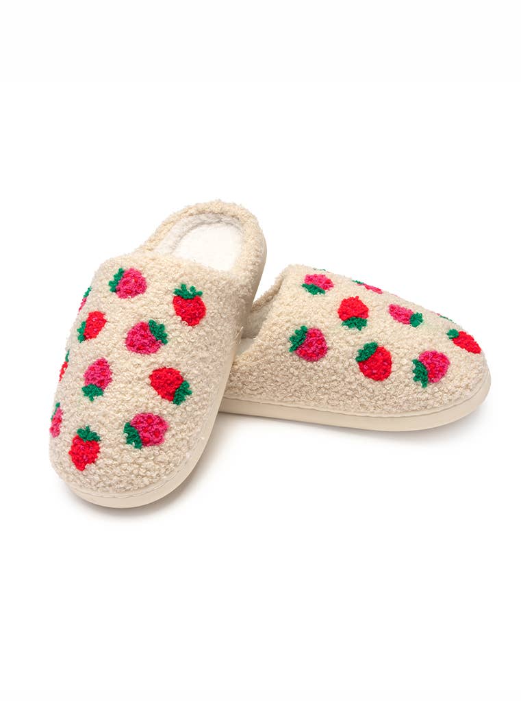 Living Royal Slippers - Strawberries