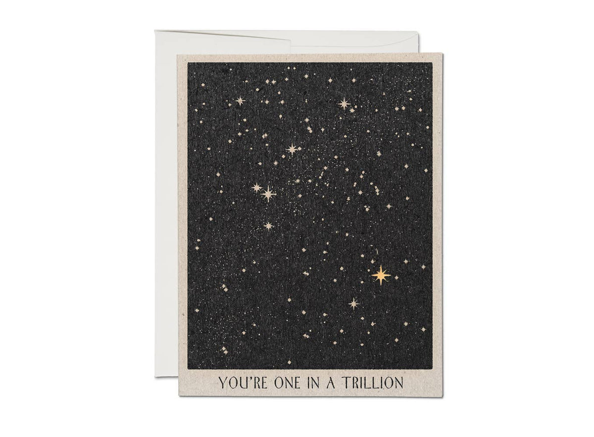 Red Cap Cards Greeting Card - One in a Trillion