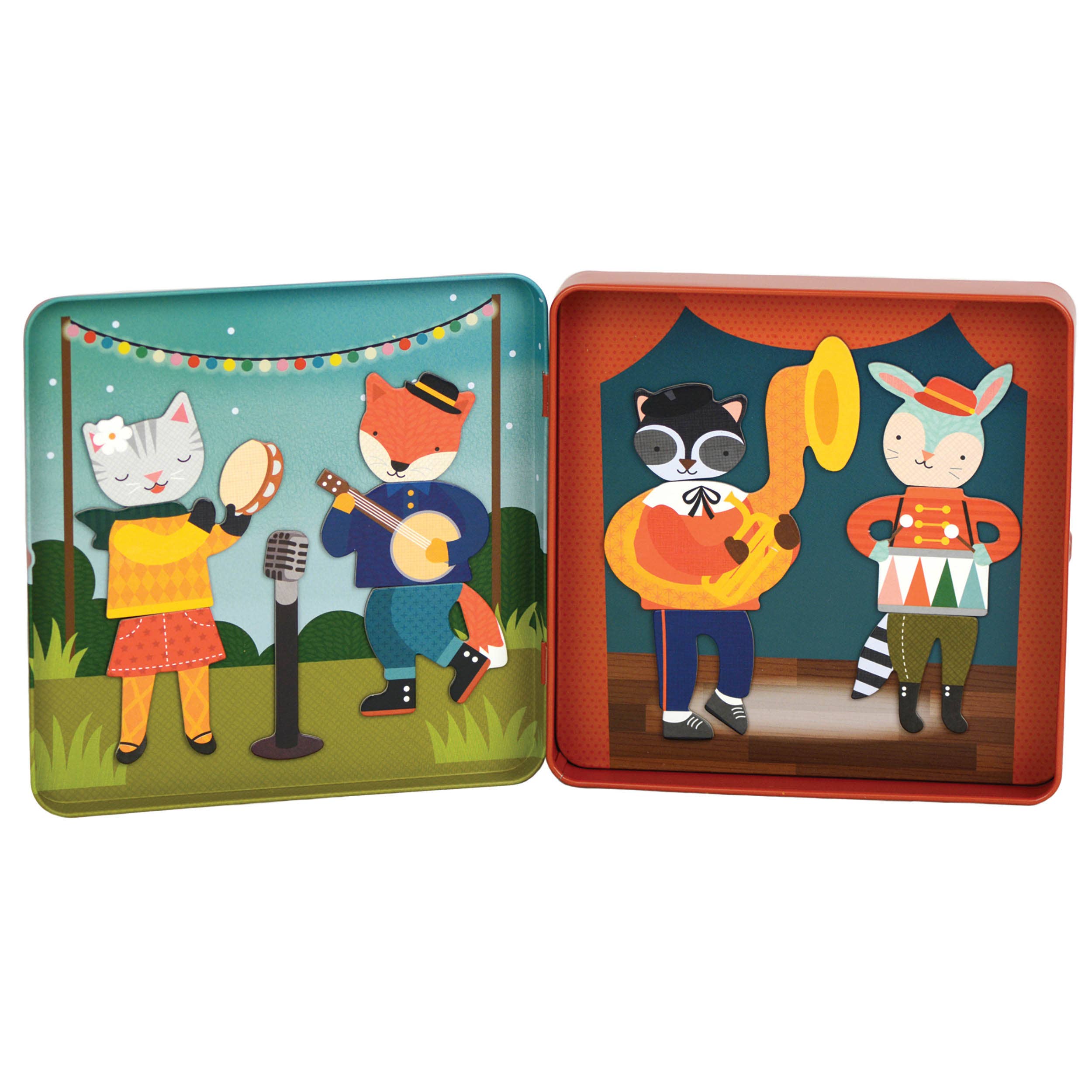 Chronicle Books - Animal Band On-The-Go Magnetic Play Set