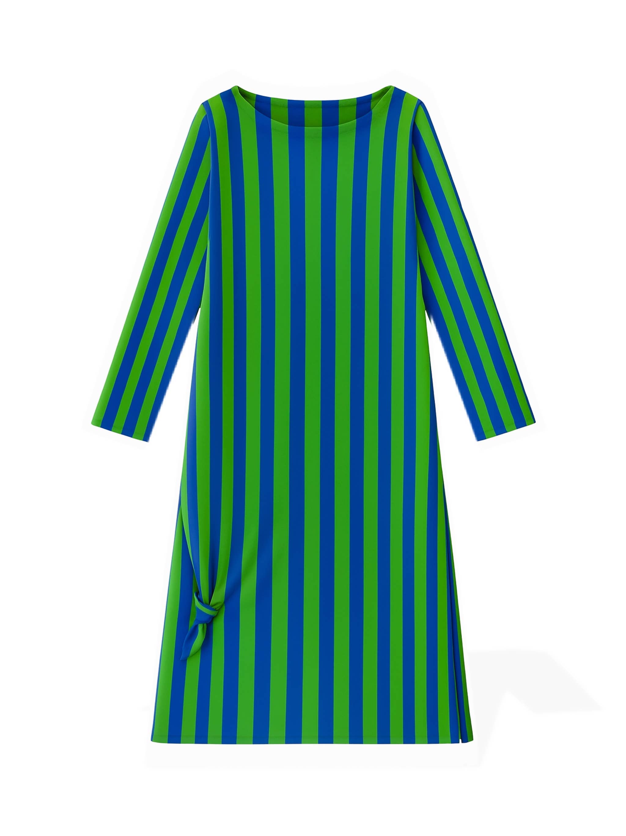 Cabana Club California - Surf Stripe Dress - Blue/Green