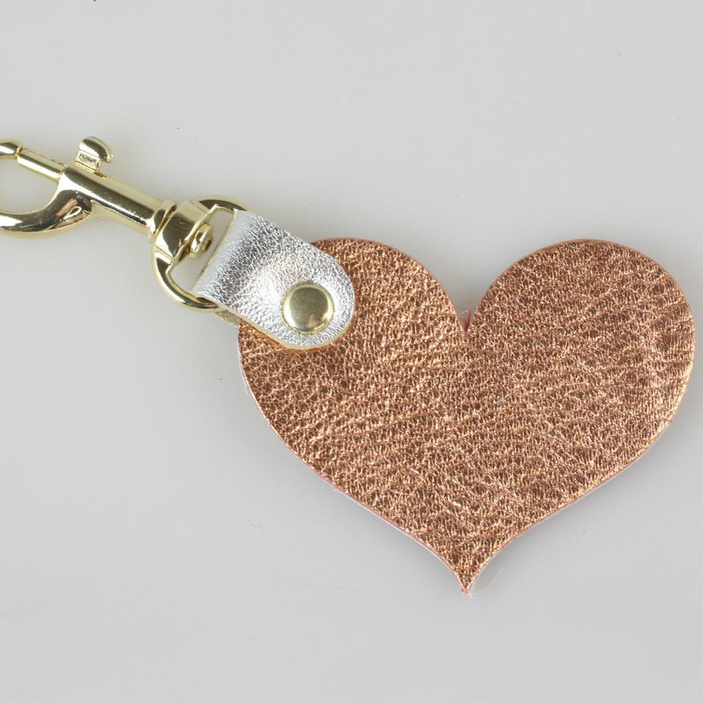 Zina Kao - Metallic Leather Keychains