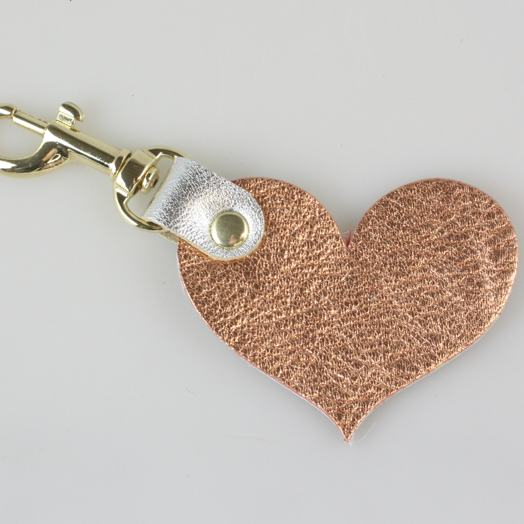 Zina Kao - Metallic Leather Keychains