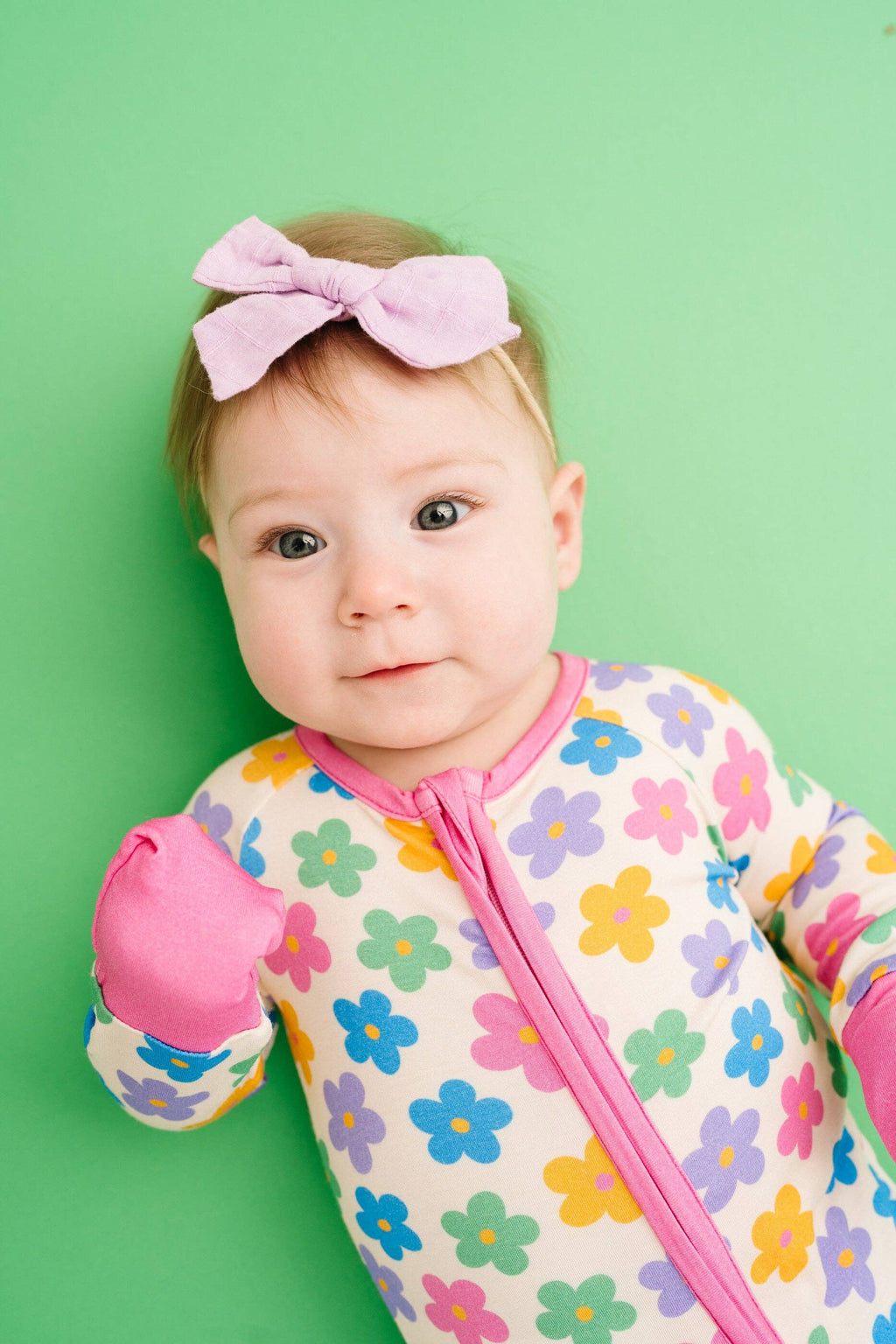 Little One Shop Bamboo Convertible Romper - Retro Flower