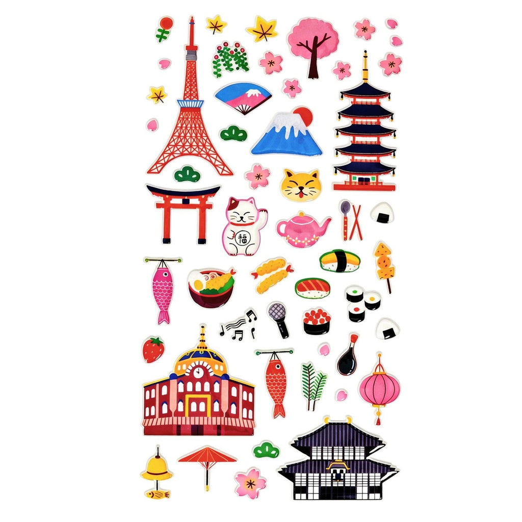 Urban Tokyo Puffy Stickers - Tokyo