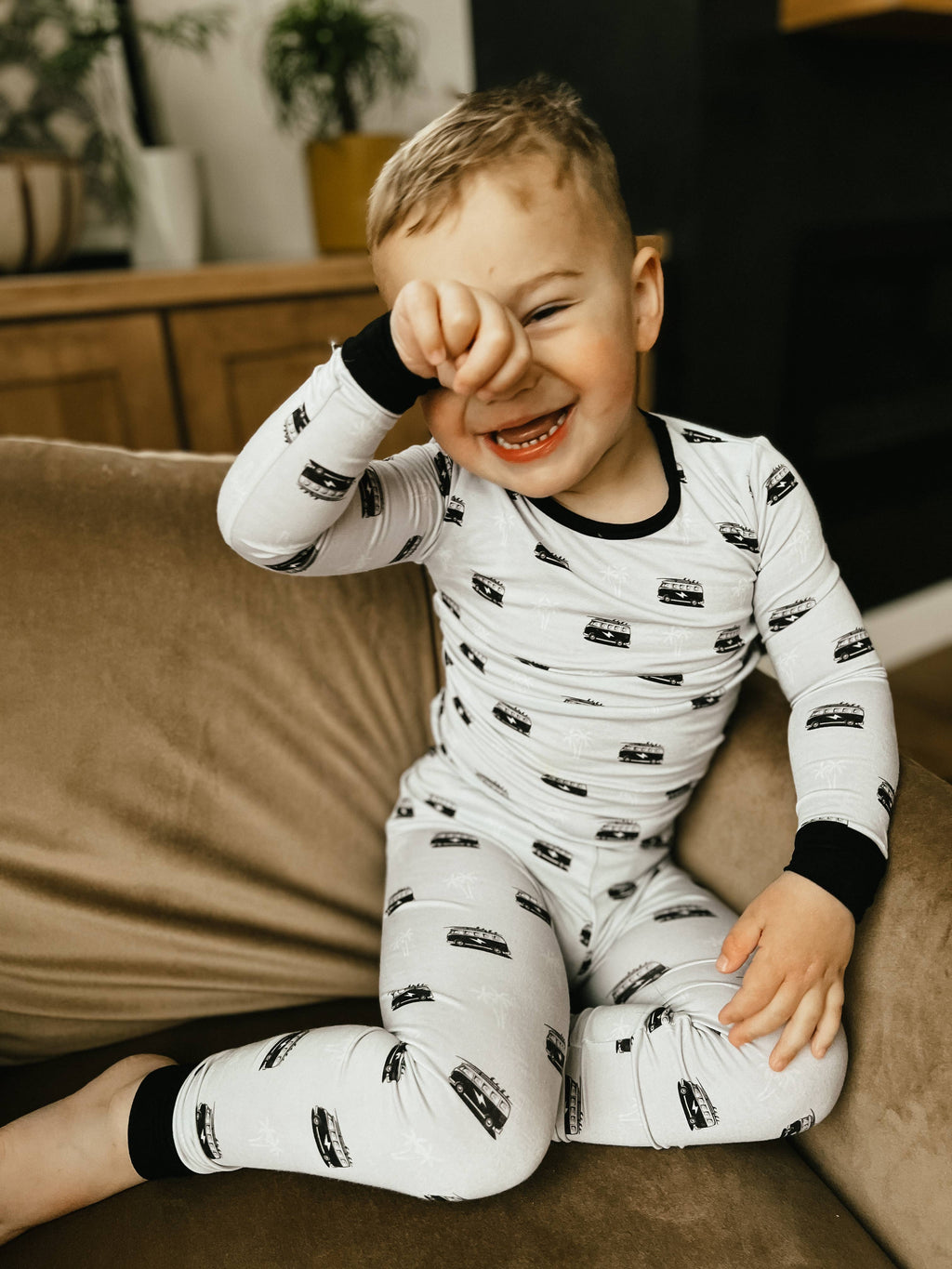 Wild Crew Bamboo PJs - Retro Van