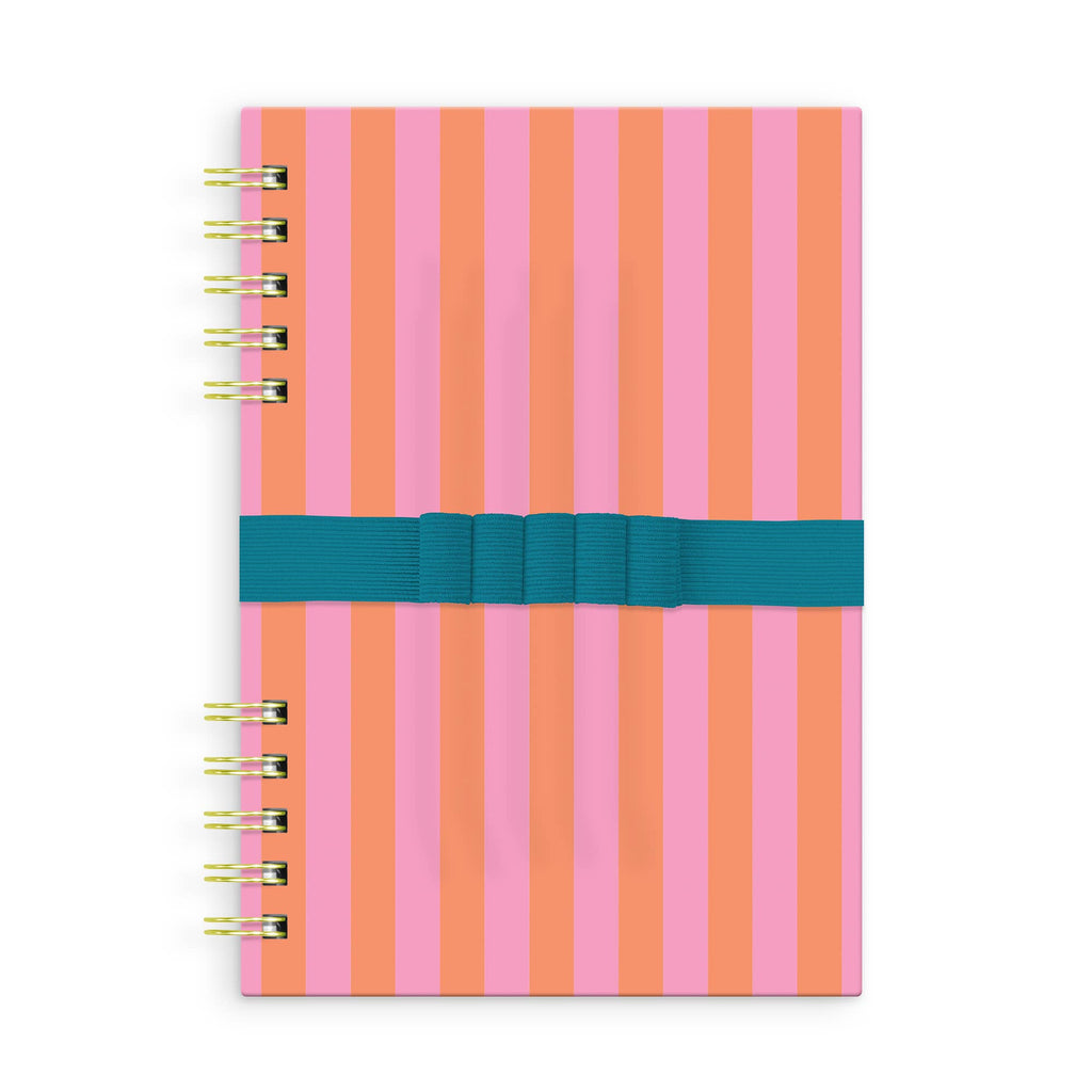 Studio Oh! - Cabana Stripes Harper Split-Spiral Notebook & Pen Set