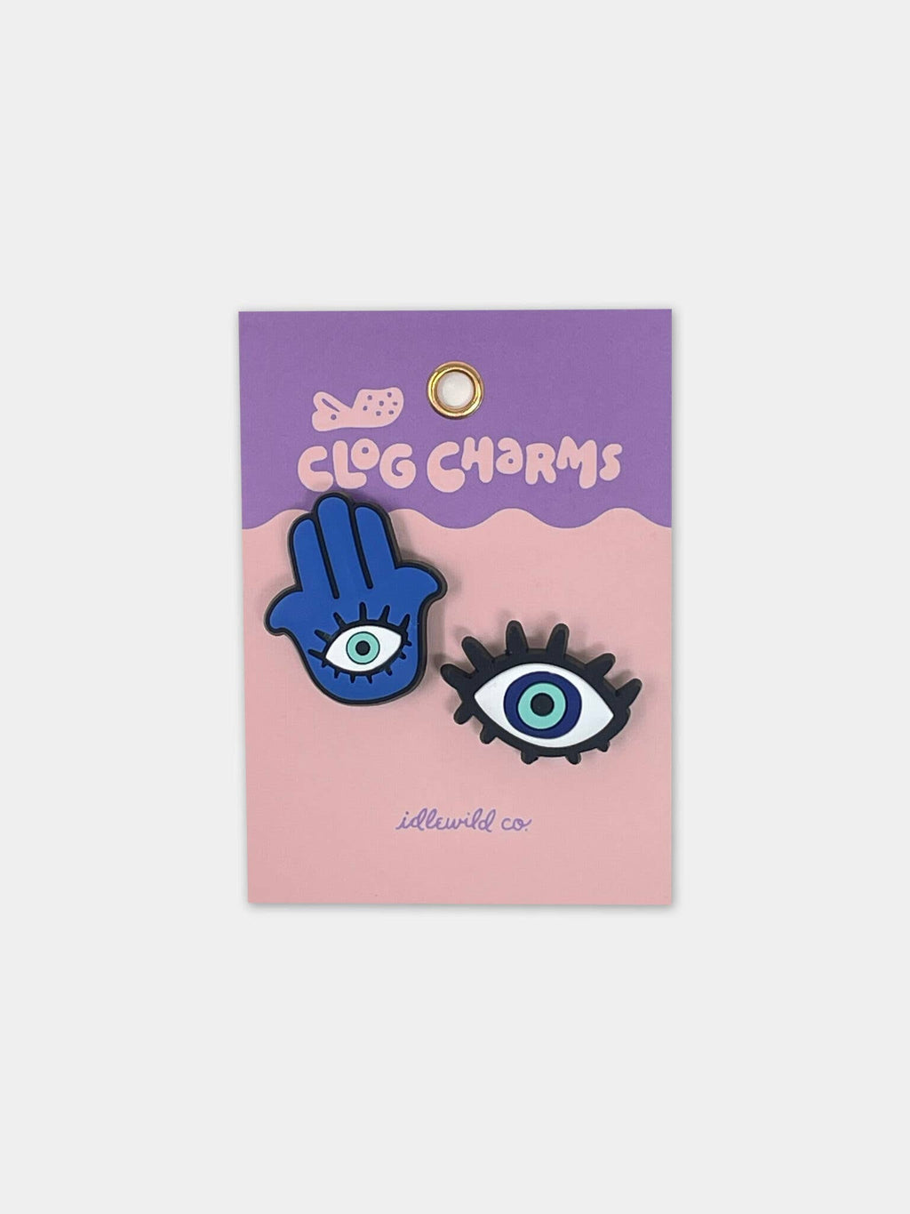 Idlewild Co. Croc Clog Charms - Evil Eye