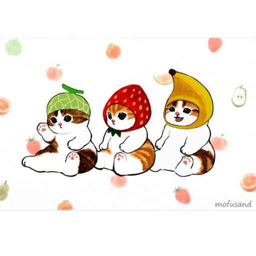 K-Wonderland - MofuSand Plush Keychain - Fruit Costume
