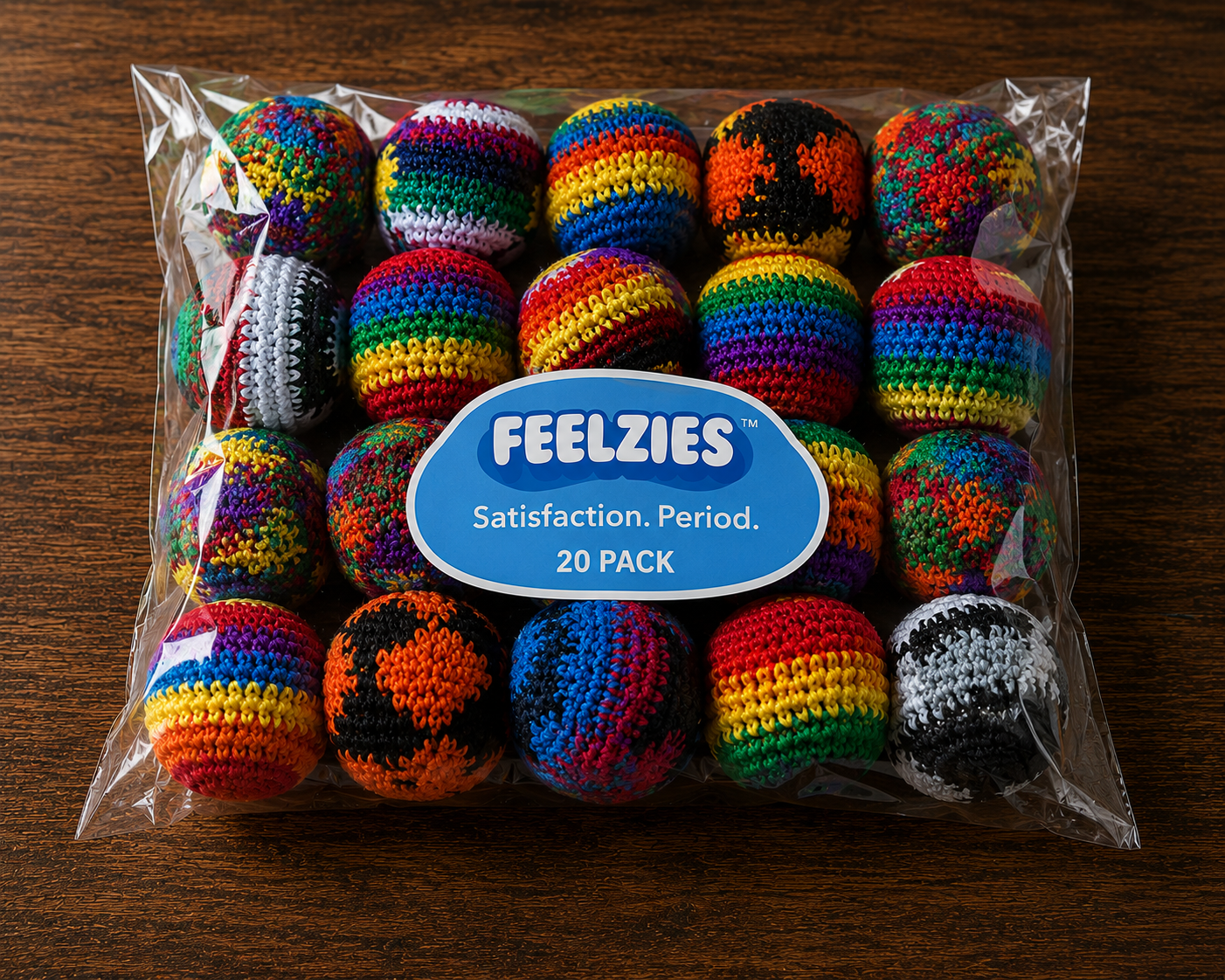 Feelzies - Competition Footbags – Assorted Hacky Sacks