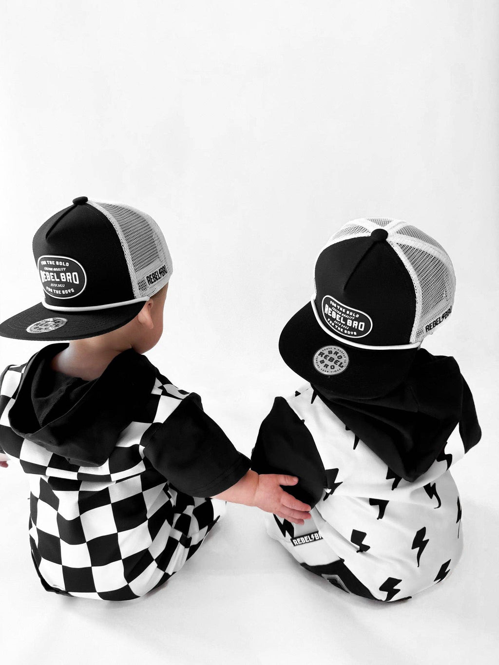 Rebel Bro Hooded Rebel Short Sleeve Romper - Venice