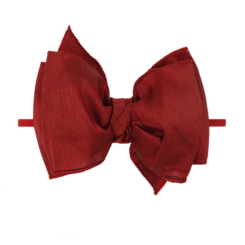 Baby Bling Bows - Faux Silk Big Classic Bow