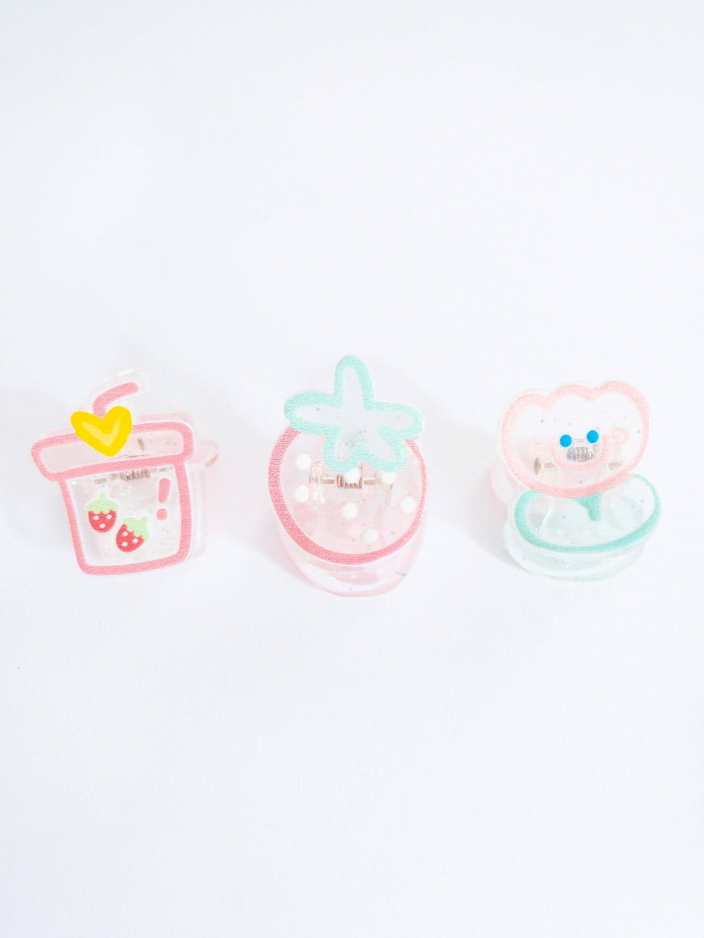 Eggy Cakes - Berry Bubble Tea Small Hair Claws