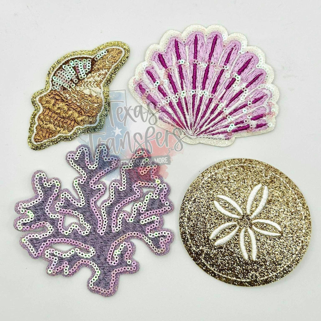 Texas Transfers Patch - Purple Shell Sequin