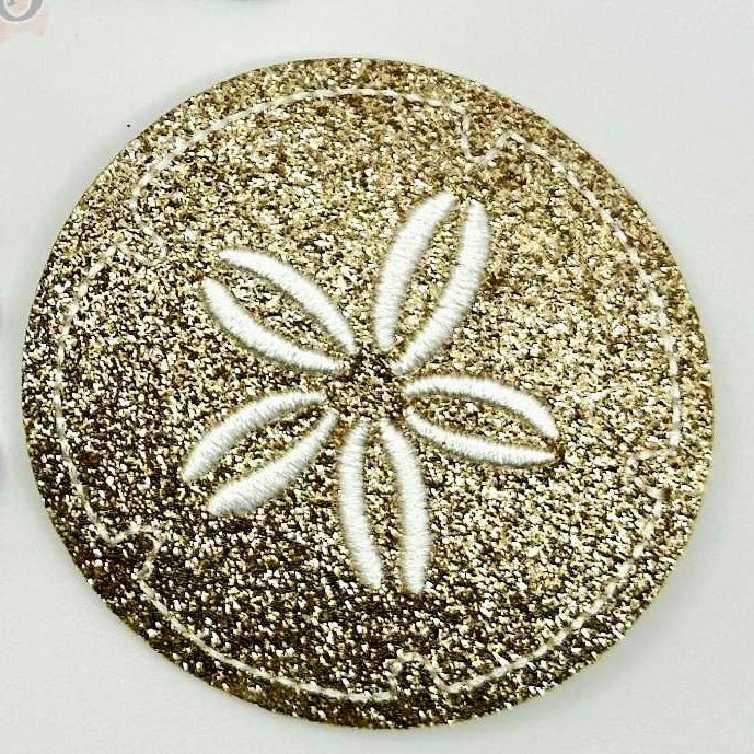 Texas Transfers Patch - Glitter Sand Dollar
