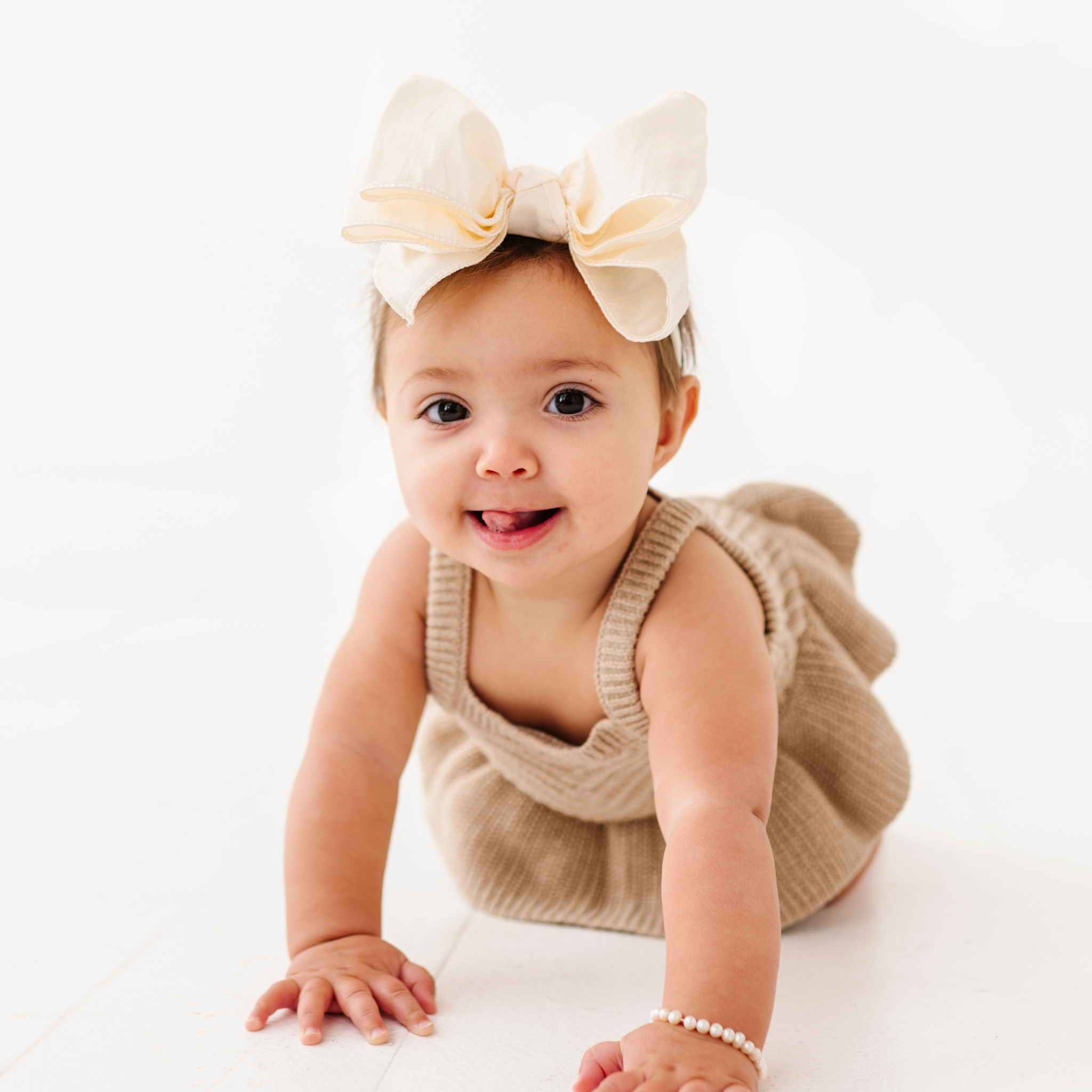 Baby Bling Bows - Faux Silk Big Classic Bow