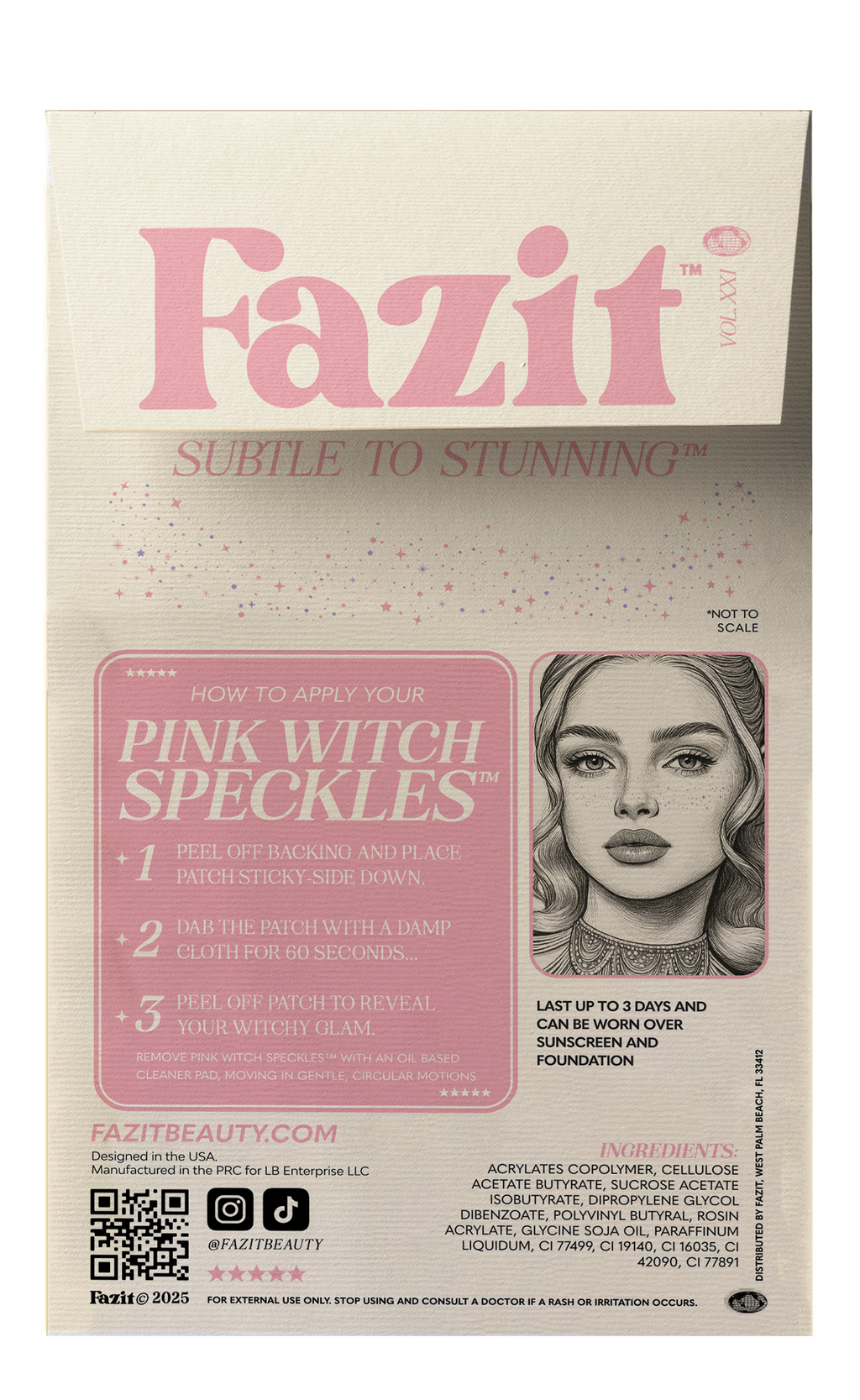 Fazit - Pink Witch Speckles Makeup Patches