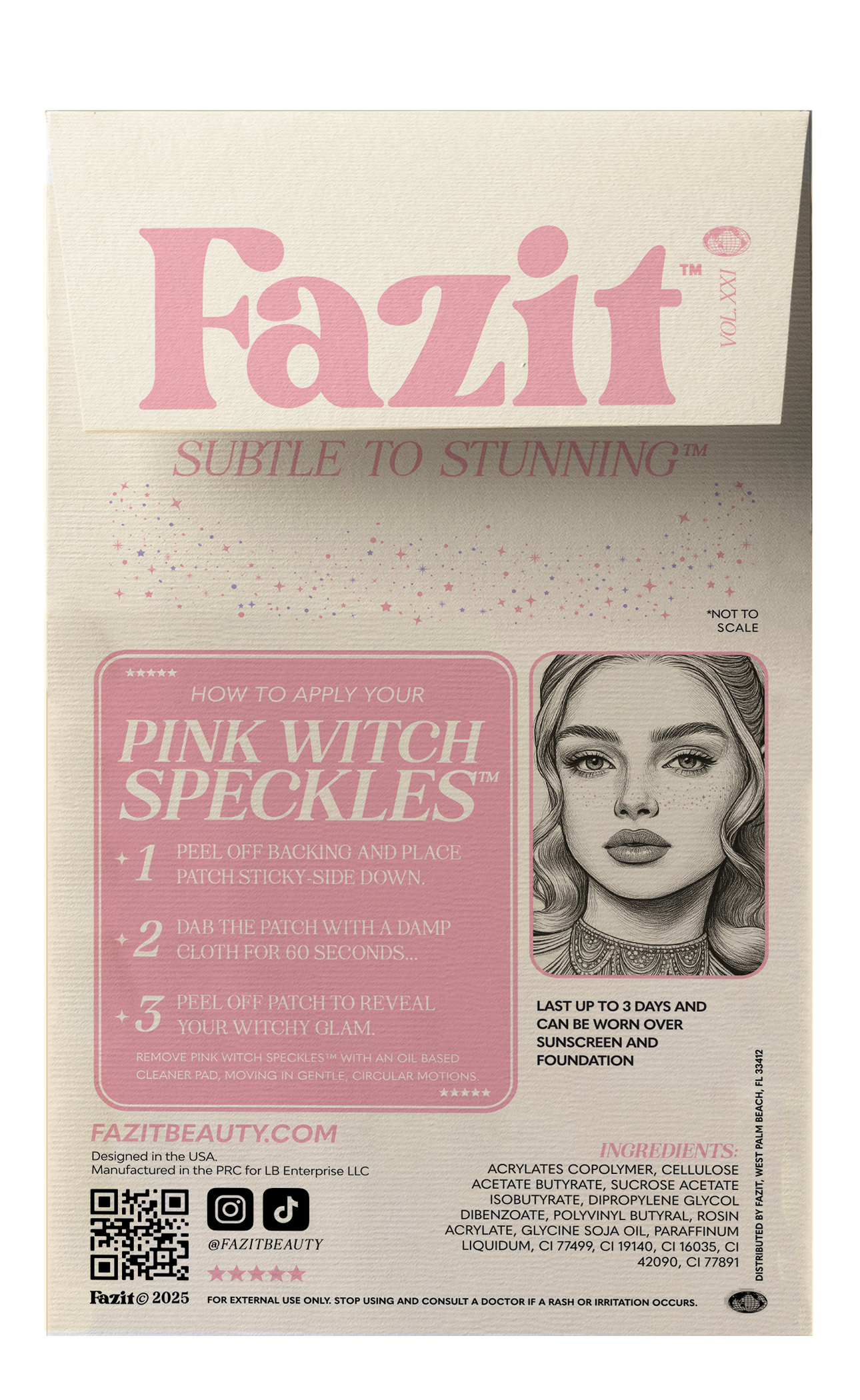 Fazit - Pink Witch Speckles Makeup Patches