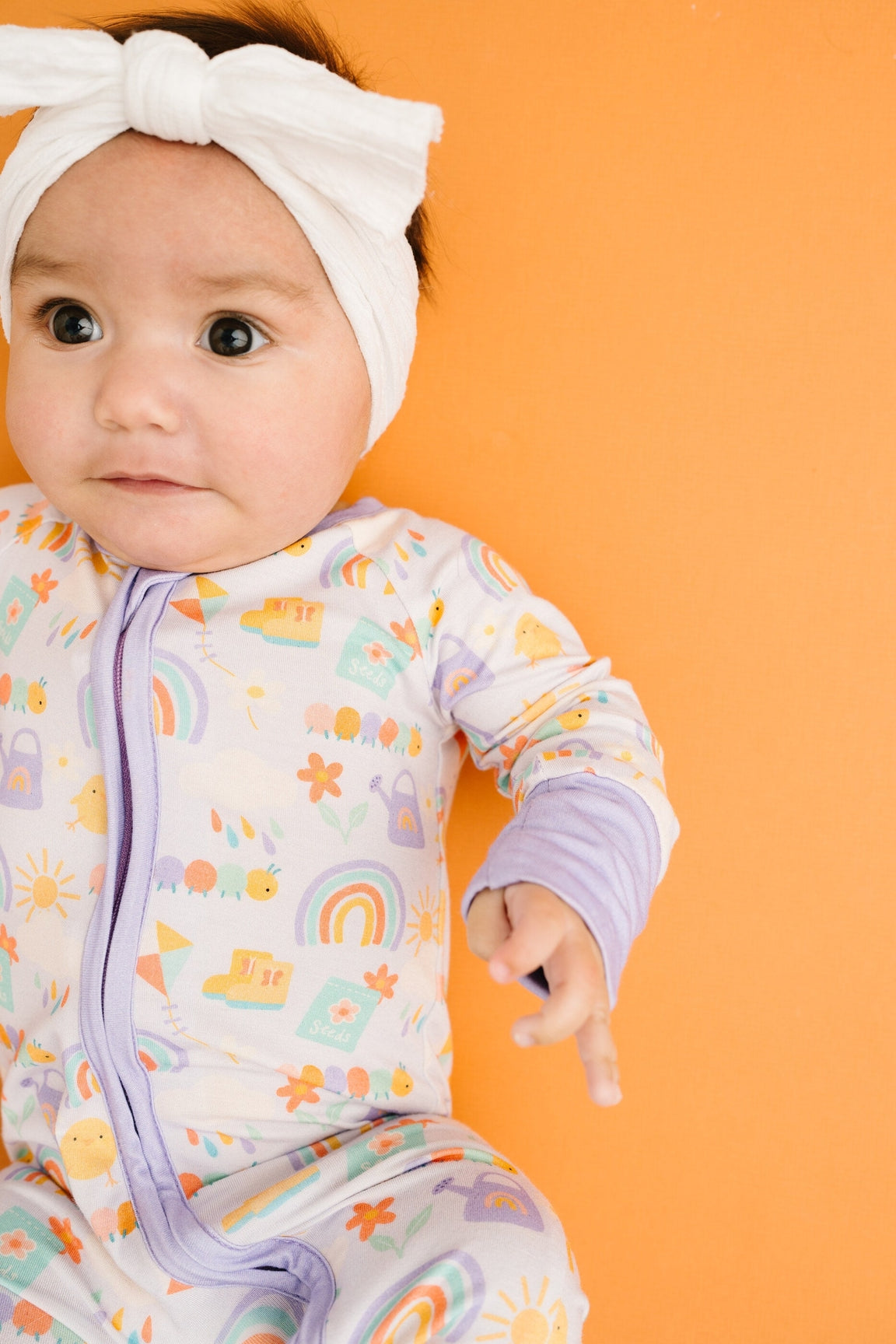 Little One Shop Bamboo Convertible Romper - Spring Vibes