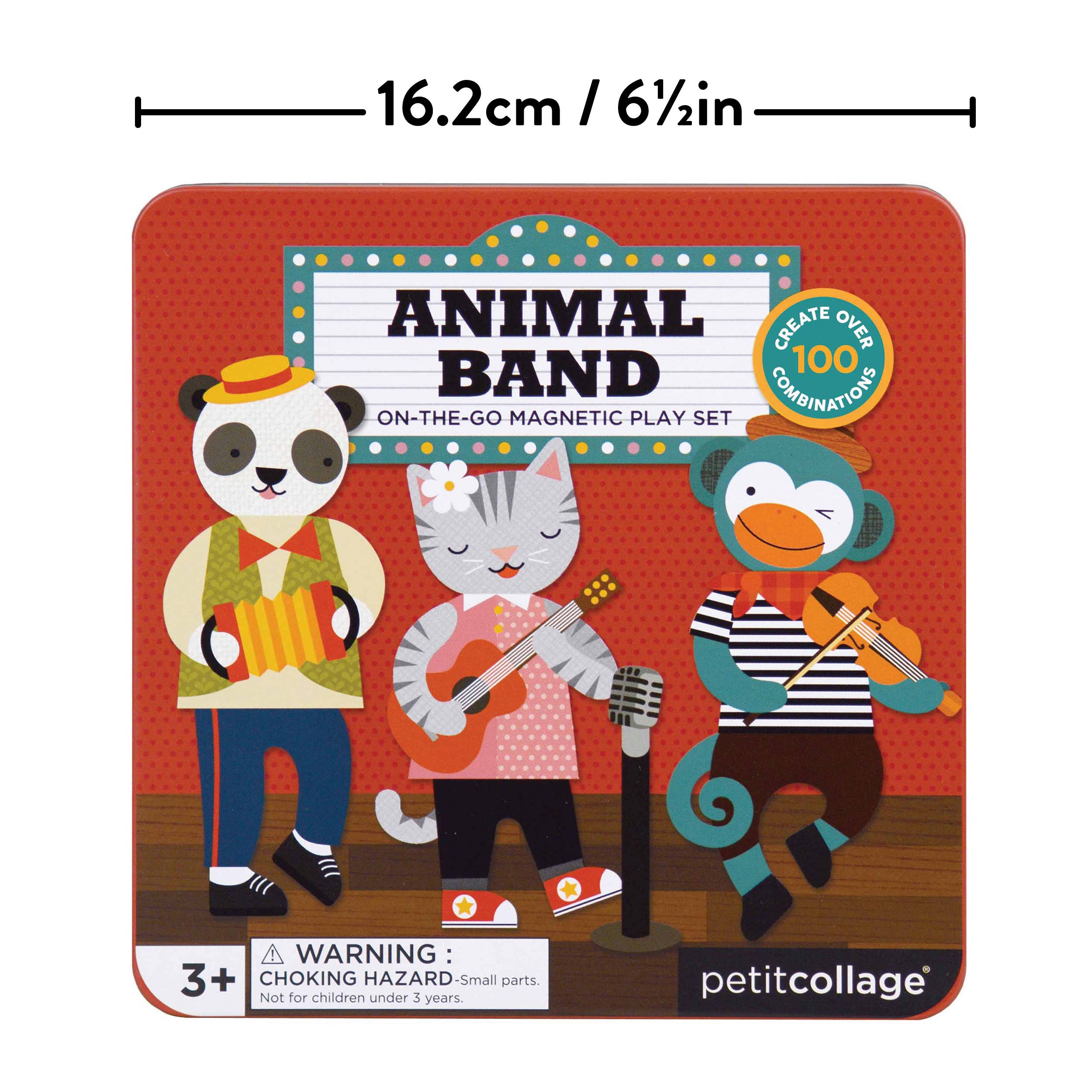 Chronicle Books - Animal Band On-The-Go Magnetic Play Set