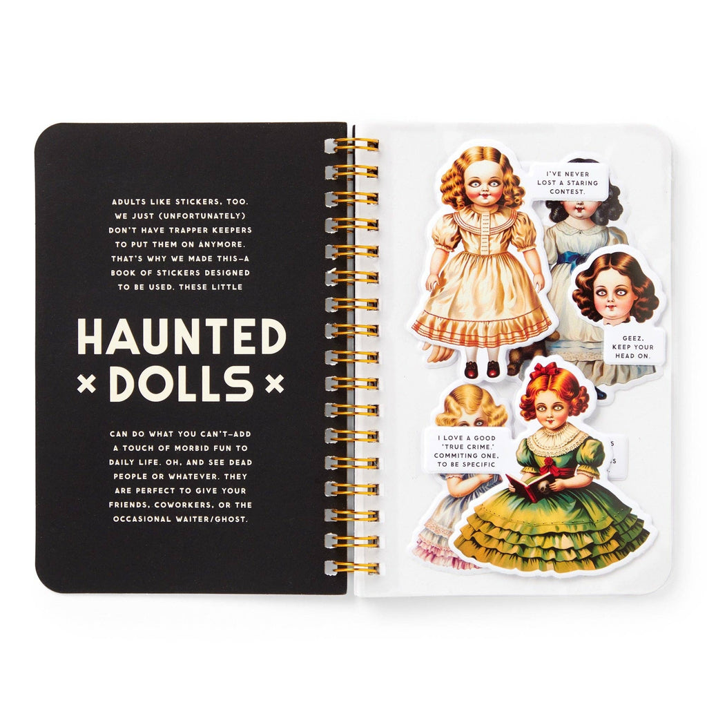 Chronicle Books - Brass Monkey Haunted Dolls Sticker Book