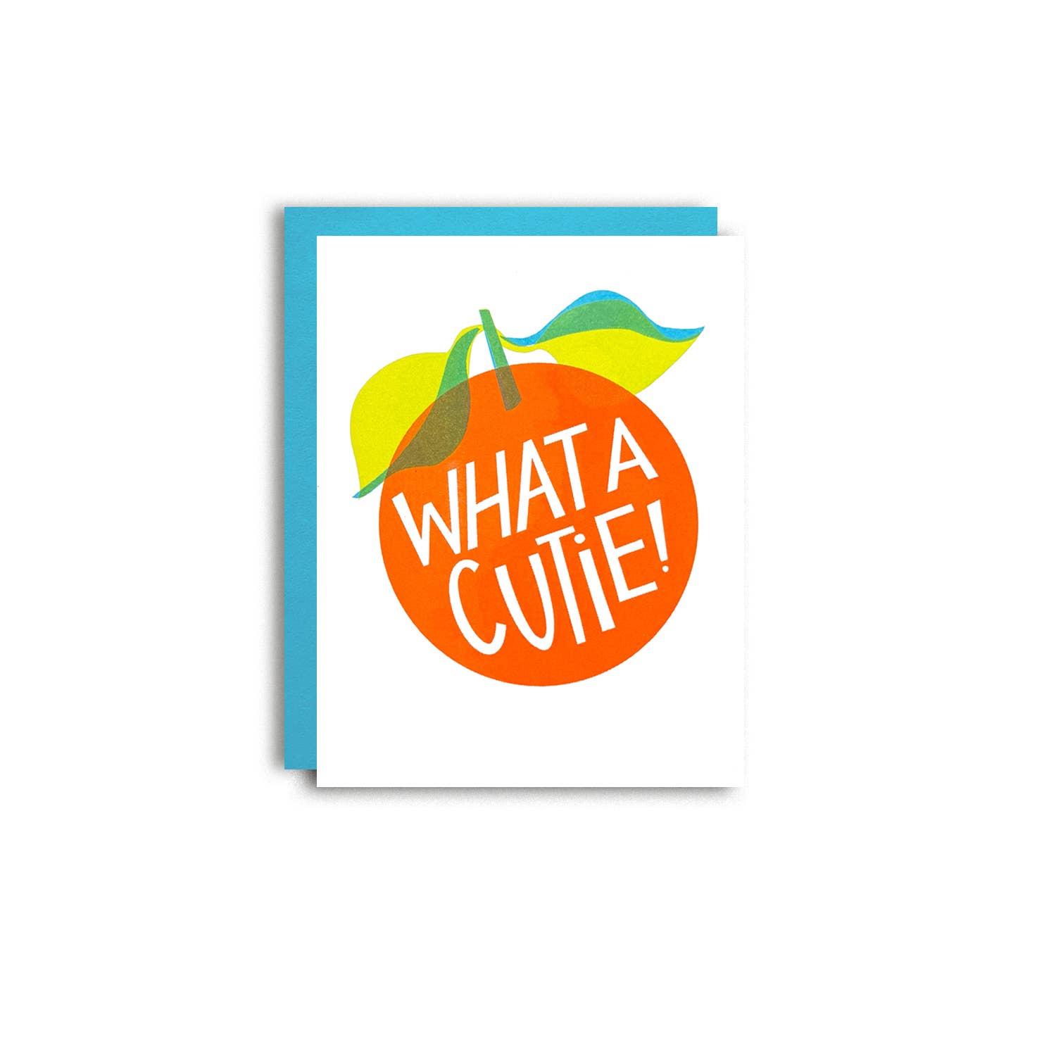 Pier Six Press Risograph Greeting Card - What a Cutie!