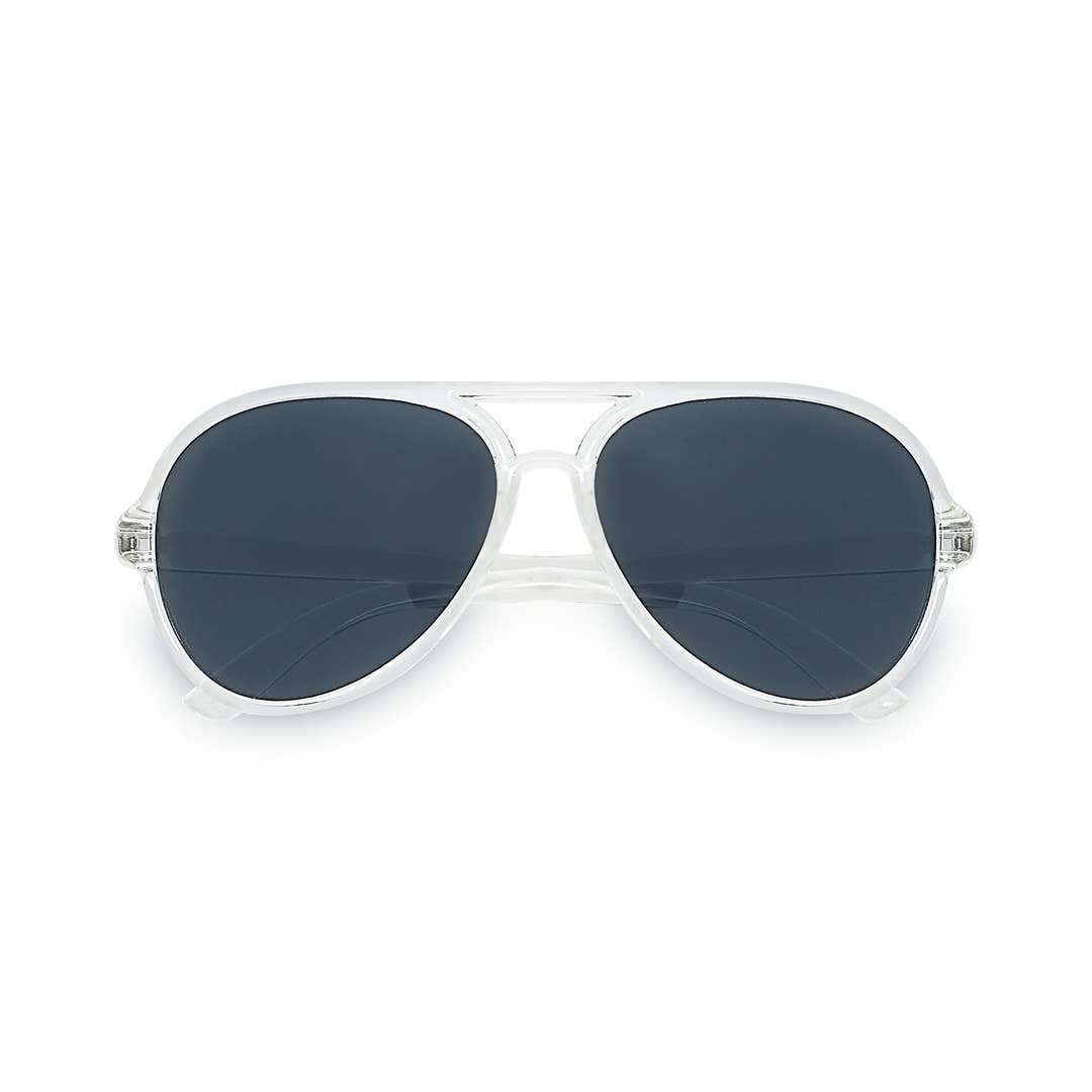 Hipsterkid - Sunglasses – Polarized, UV Protective | Clear Aviators