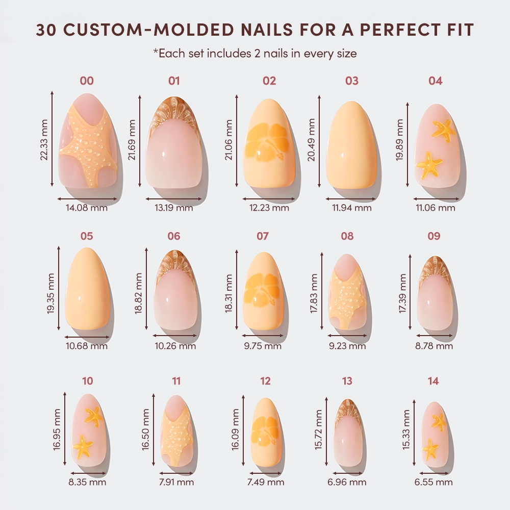 Glamnetic Press on Nails - Sunny Shores