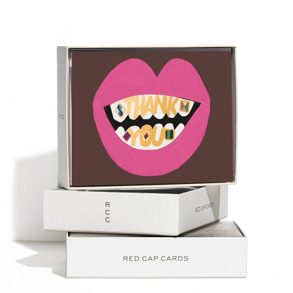 Red Cap Cards Greeting Card - Golden Grill