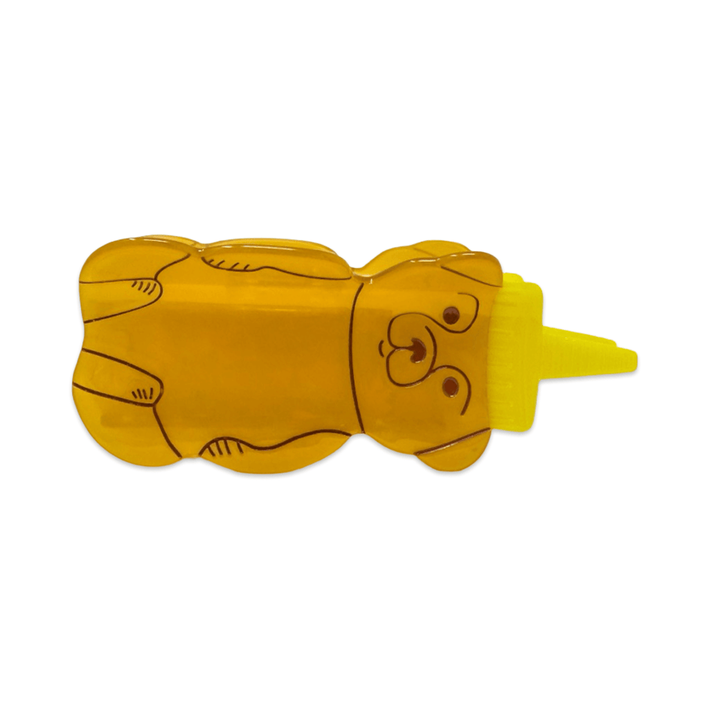 Jenny Lemons Hair Claw Clip - Large Honey Bear