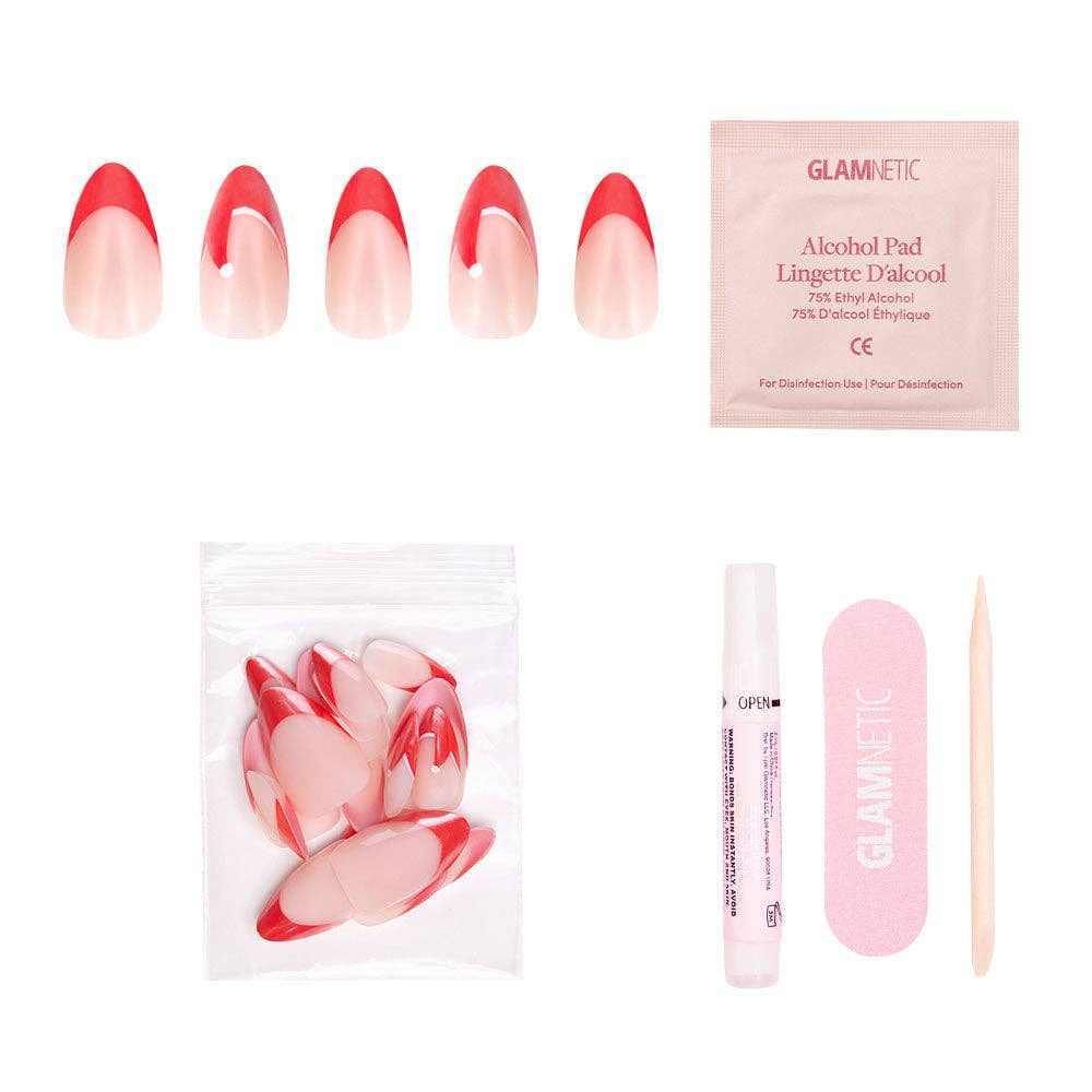 Glamnetic Press On Nails - Mrs. Claus