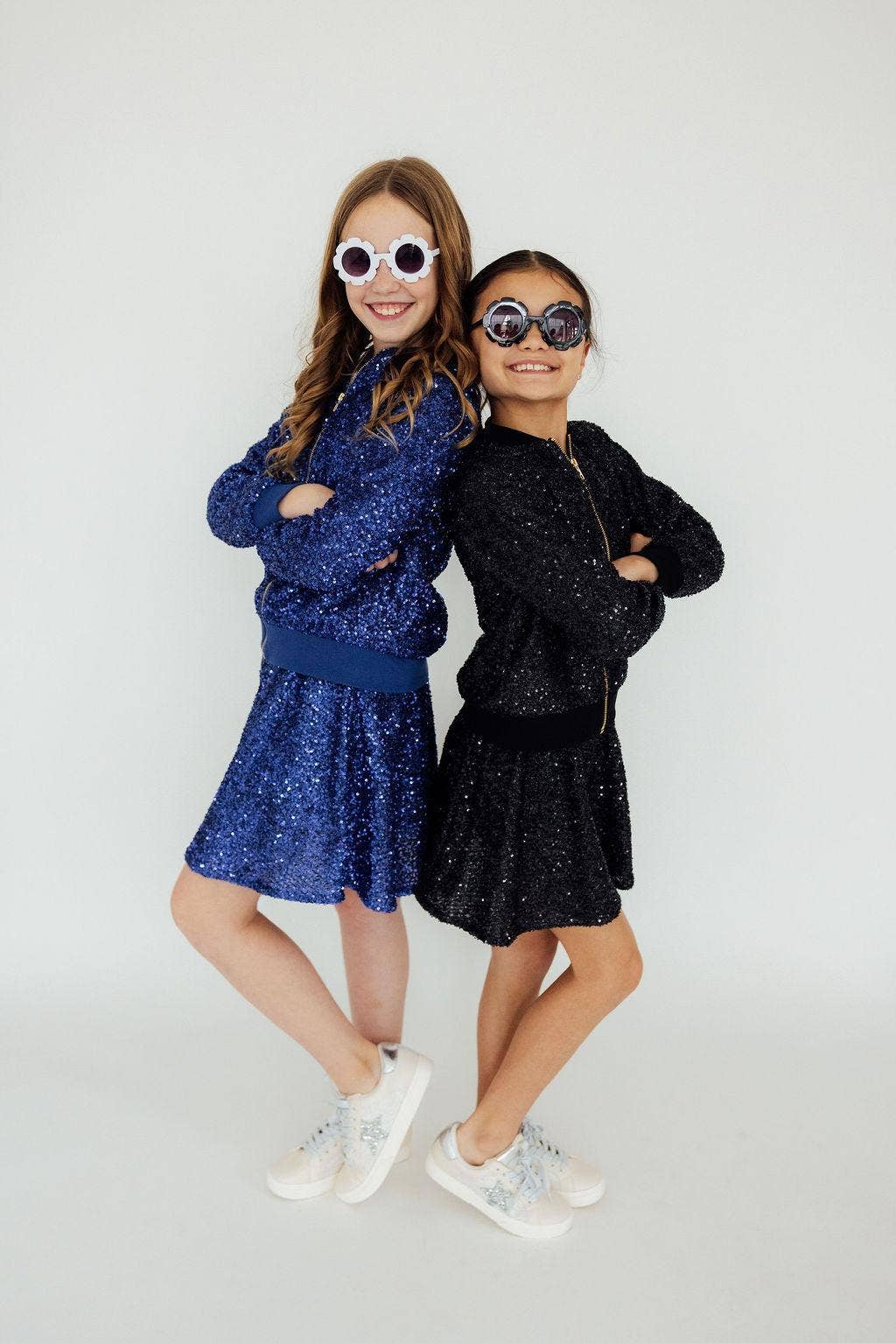 Mila & Rose Sequin Jacket - Royal Blue