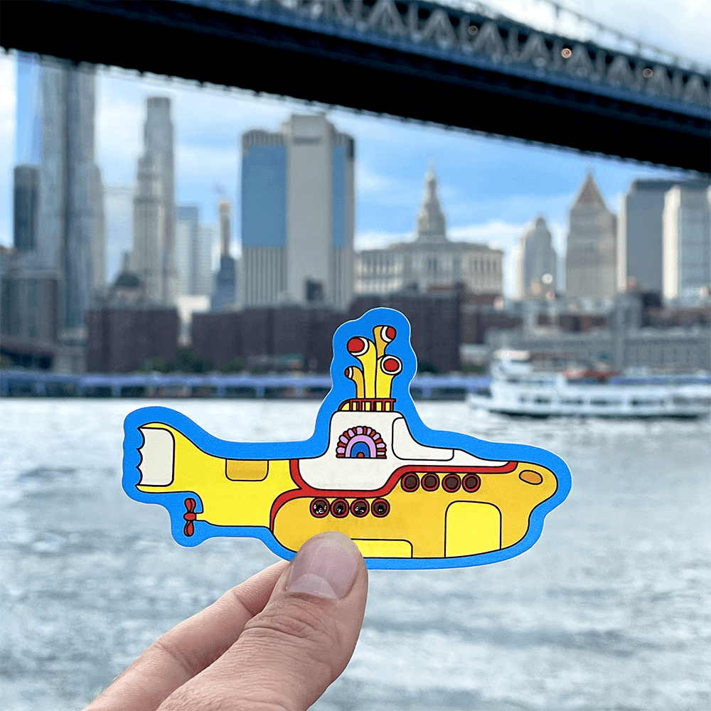 Die-Cut Vinyl Sticker - Yellow Submarine