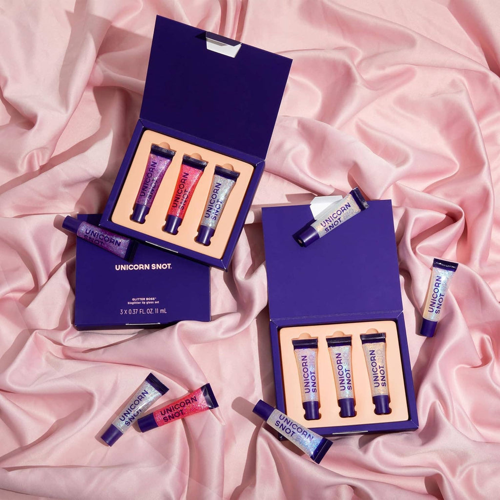 Unicorn Snot - Bioglitter Lip Gloss Set - Glitter Boss