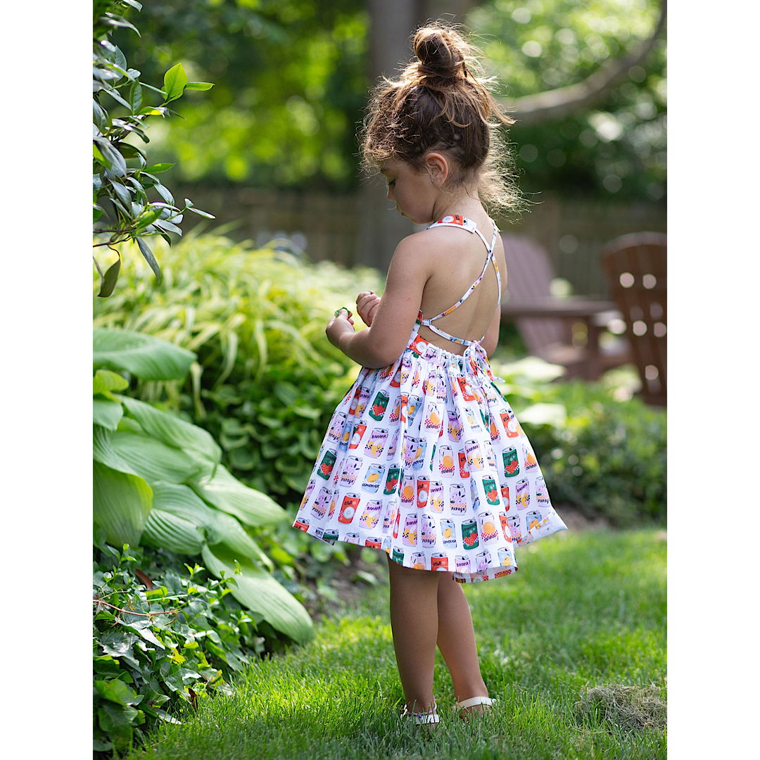 Worthy Threads - Retro Soda Pop Tie Back Dress