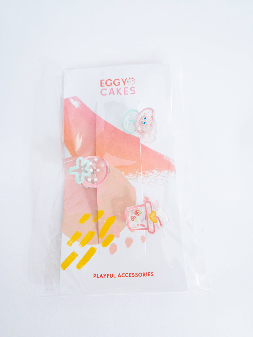 Eggy Cakes - Berry Bubble Tea Small Hair Claws