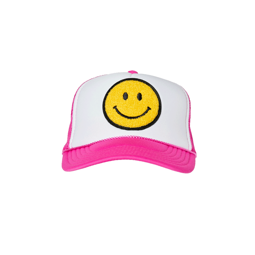 Local Beach Trucker Hat - Smiley Patch