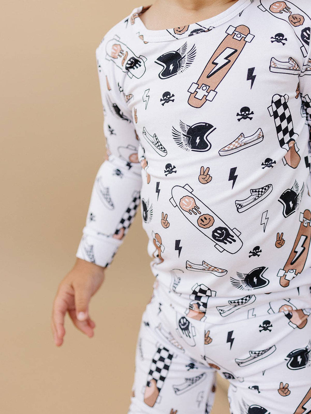 Lucky Panda Kids Bamboo Two Piece Set - Sk8er