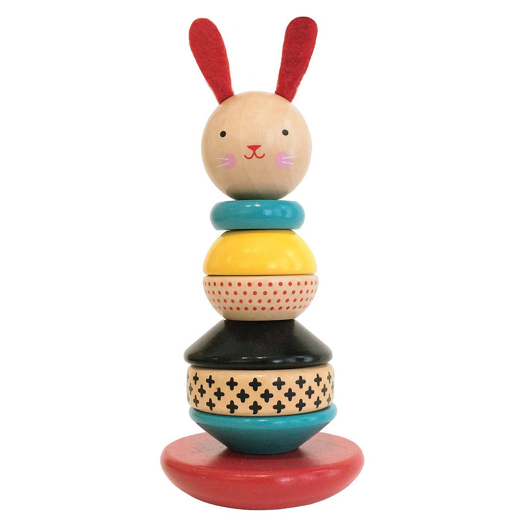 Chronicle Books - Wooden Rabbit Stacker Toy