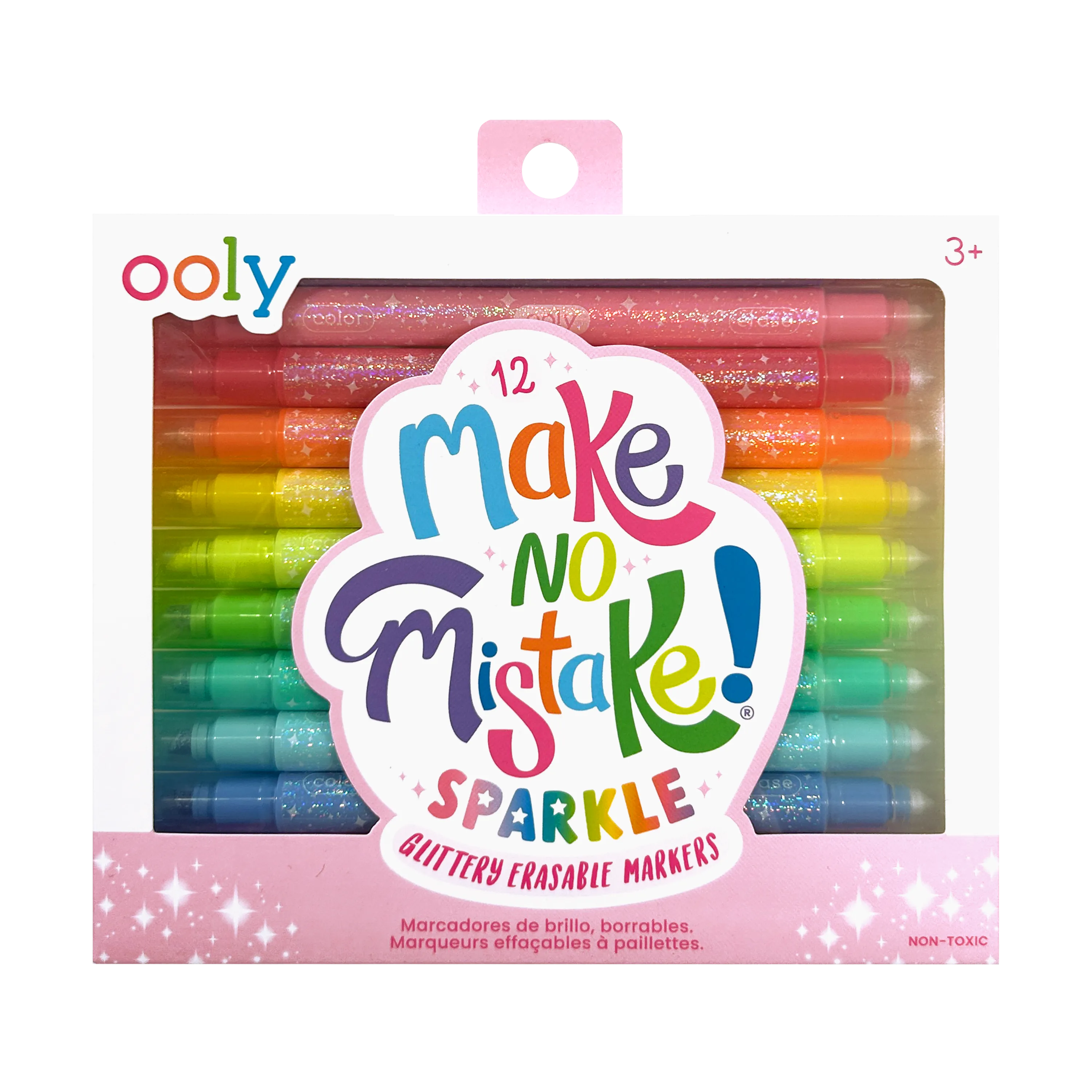 OOLY - Make no Mistake!: Glittery Erasable Markers