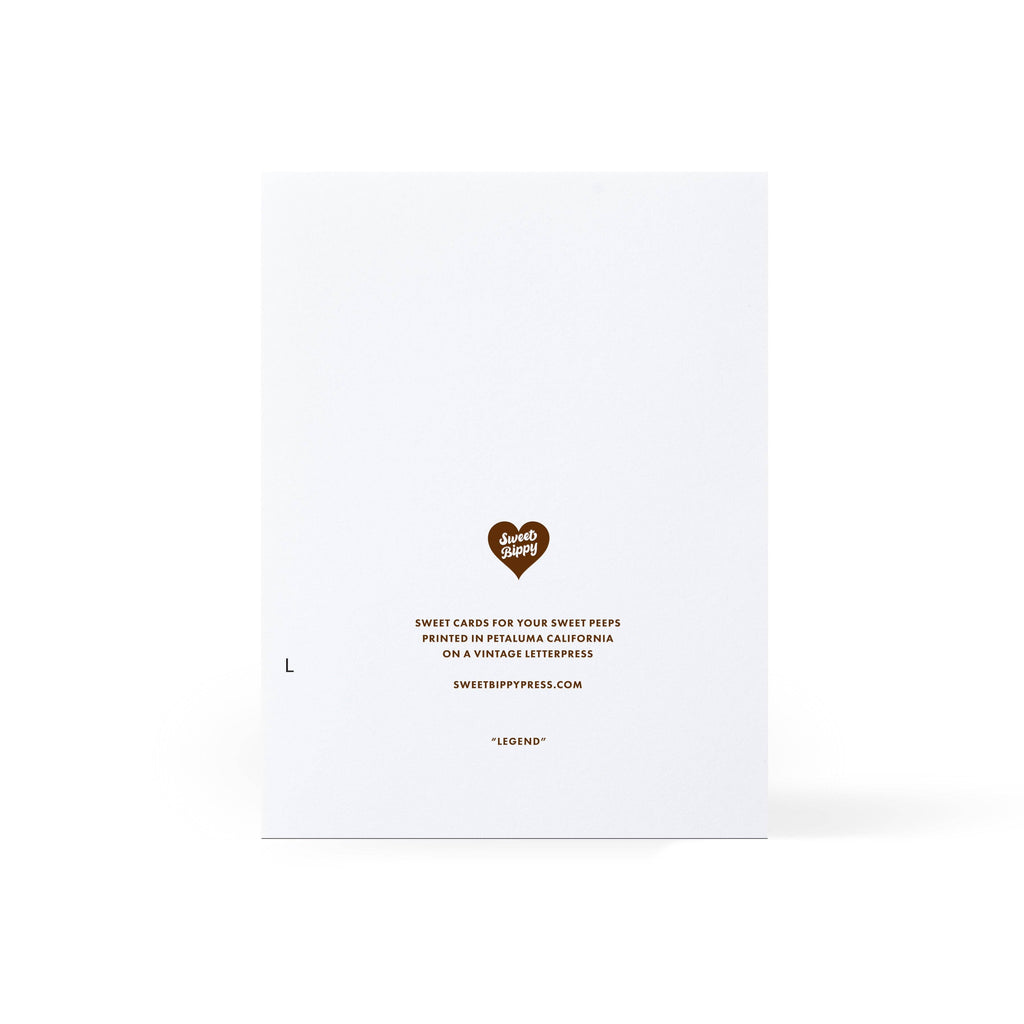Sweet Bippy Press - Dad, You're a Legend Greeting Card