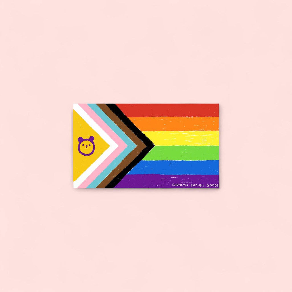 Carolyn Suzuki Sticker - Rainbow Flag Pride