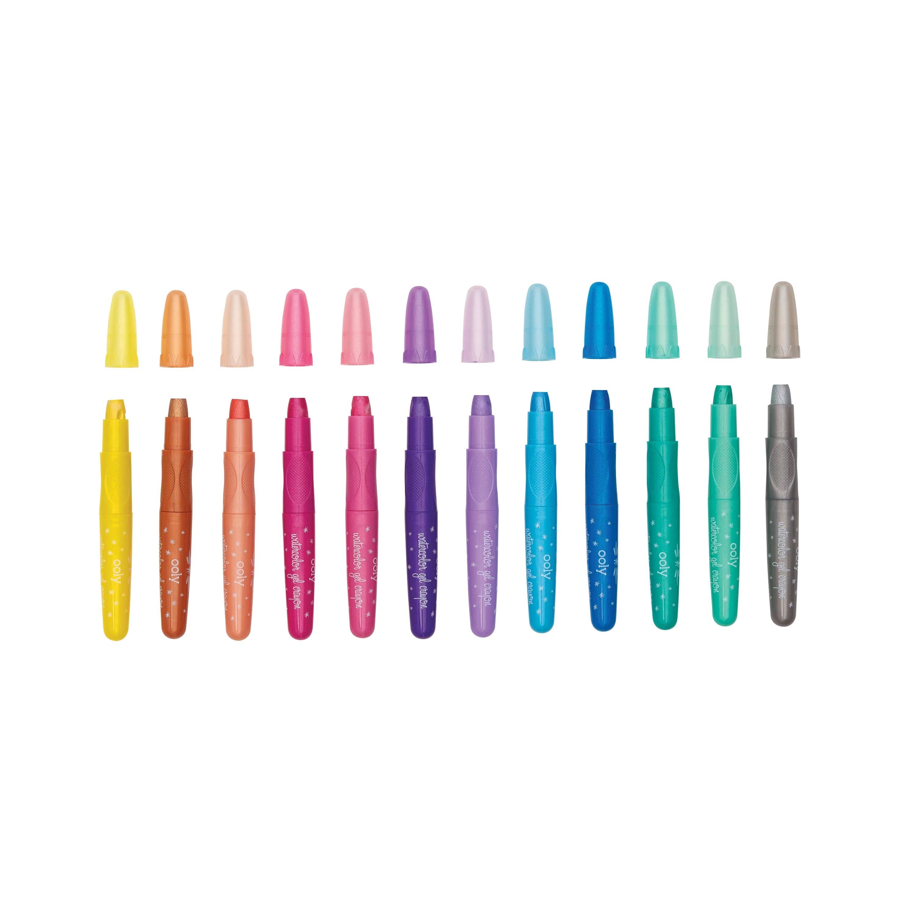 OOLY - Rainbow Sparkle: Watercolor Gel Crayons