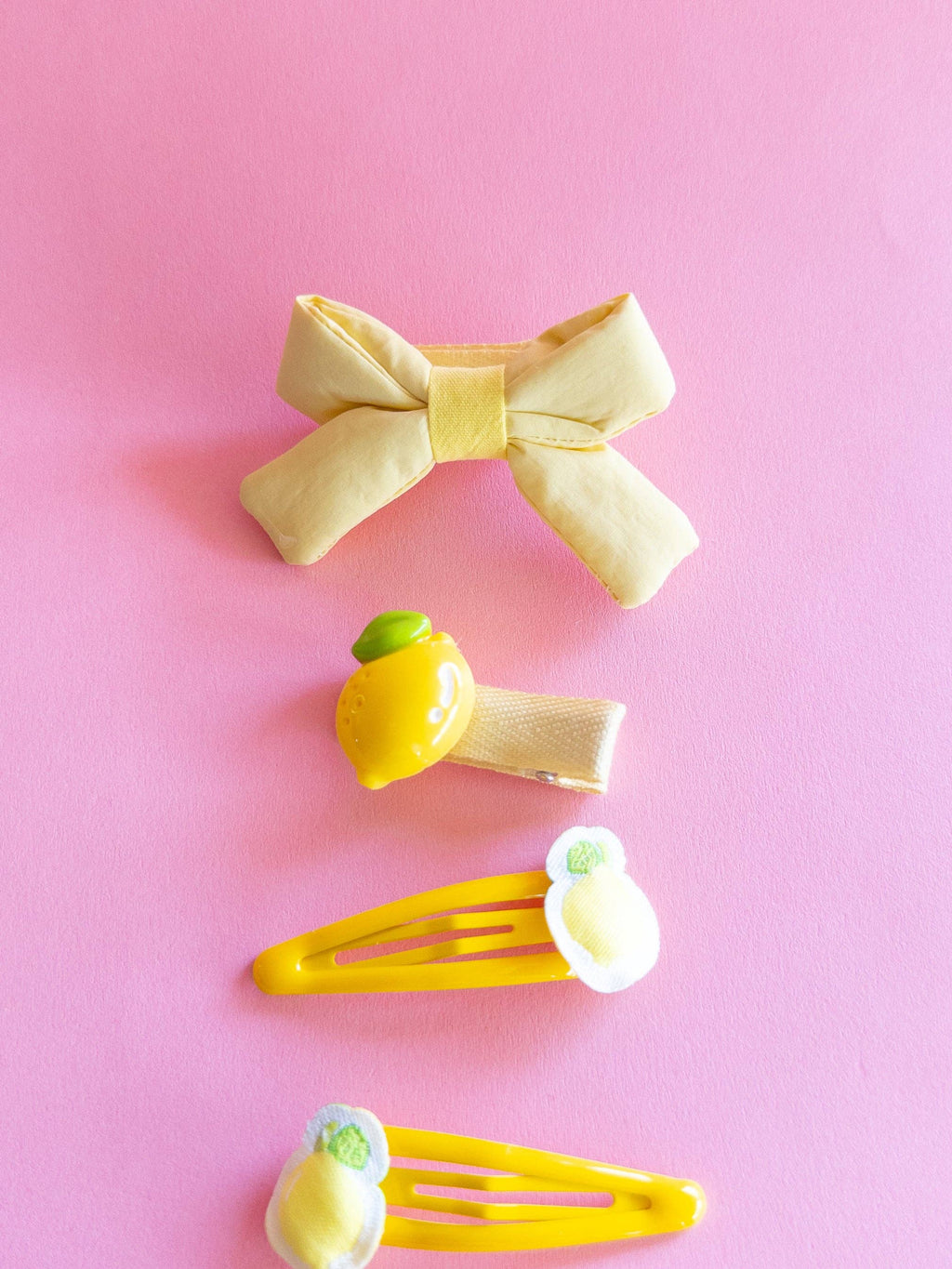 Eggy Cakes - Lemon Puffy Bow Set
