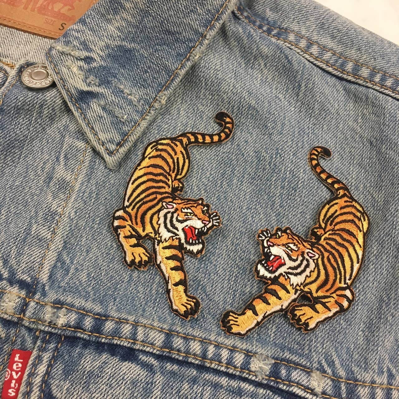 Wildflower + Co. Patch - Tigers (Set of 2)