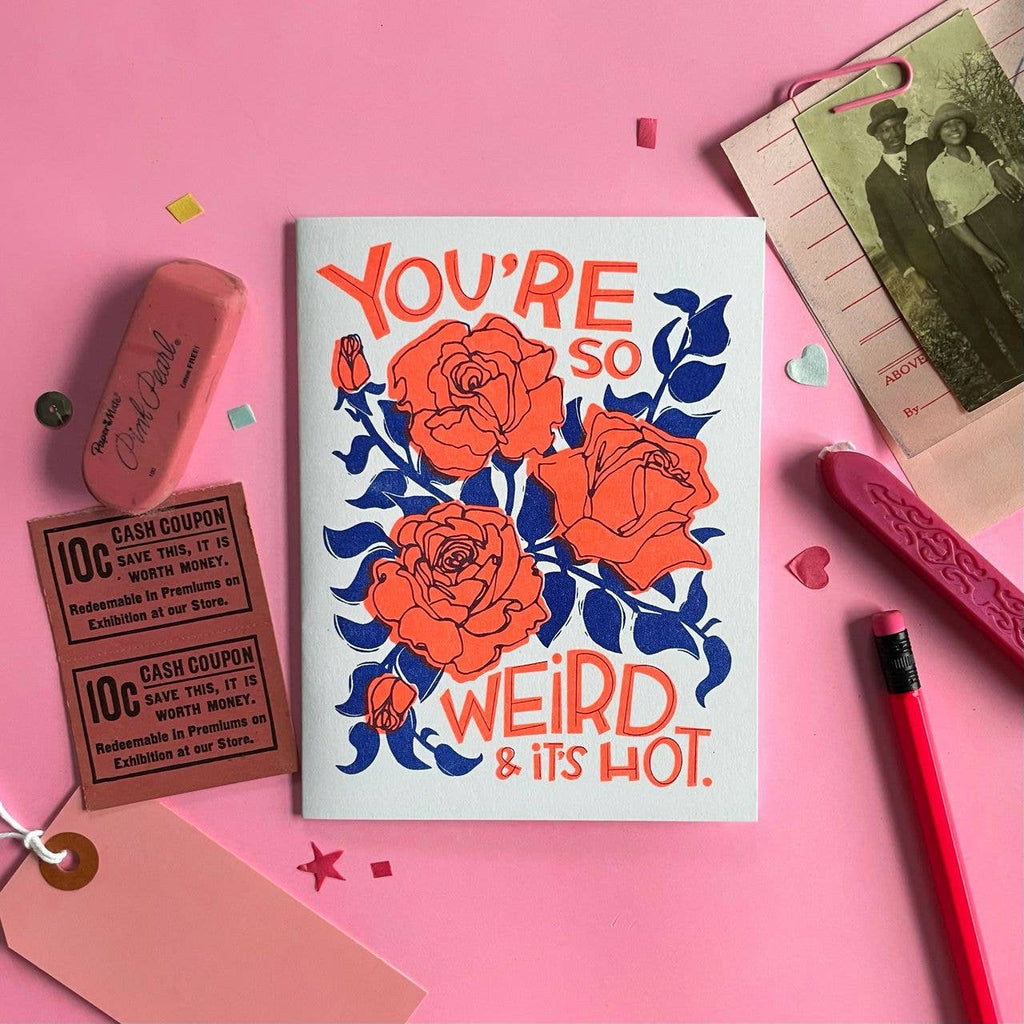 Pier Six Press Letterpress Greeting Card - Weird